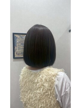 ヘアー ワークス ボナ 前橋店(HAIR WORKS bona.) 乾かすだけで自然な内巻きに◎大人内巻きボブ
