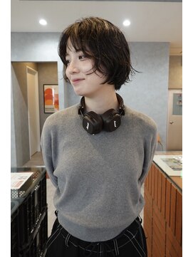 ジュール(JOULE'S) ショートボブ/ニュアンスパーマ/黒髪/小顔カット