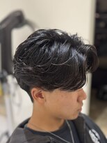 バース 梅田中崎町店(BIRTH)&nbsp;ニュアンスパーマセンターパートフェザーパーマワンカールパーマ