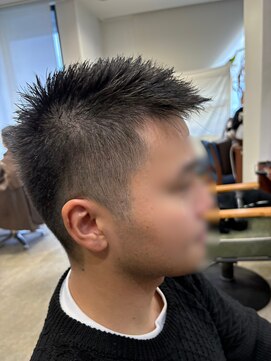 ヘアメイクアクト 都賀店 ソフトモヒカン風