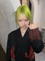 オルン(ORGN.)&nbsp;【ORGN.】デザインカラー/ウルフカット/ブリーチ/大須/矢場町