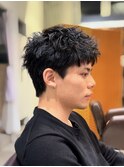 港南台メンズショート/メンズカット/スパイキーショート