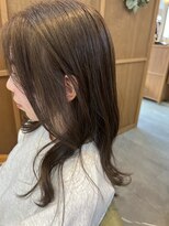 ハレヘアー ホーム(Hale hair home)&nbsp;Olive beige/shoulder length hair