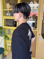 ヒントステーション(HINTSTATION) 〈浅草 半個室〉シルバーハイライトメッシュセンターマッシュ