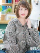 カバーヘア イヴ 戸頭店(COVER HAIR EVE)&nbsp;*EVE戸頭*ナチュラル可愛い♪小顔サラツヤ前下がりボブa!