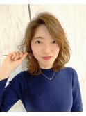 ラフな感じがオシャレ！　春を先取り”エアリーパーマ”♪