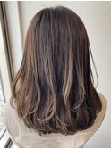 揺れて可愛いワンカールパーマ