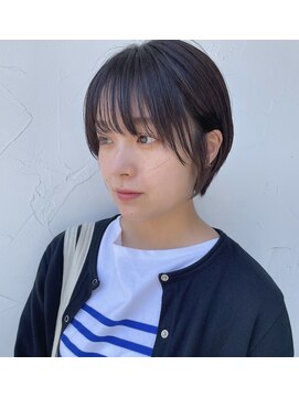 リトルガーデン(Little Garden) 黒髪コンパクトショート/前下がり丸みショート◇20代30代40代