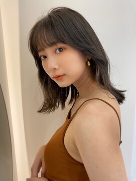 ノク(nok) オリーブグレージュ_マロンベージュニュアンスカラー透明感