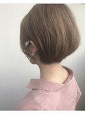 絶壁修正ショートボブ