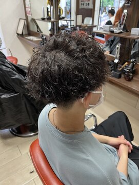 オムヘアー (HOMME HAIR) 【HOMME HAIR 佐藤】 ツイストスパイラルパーマ スタイル