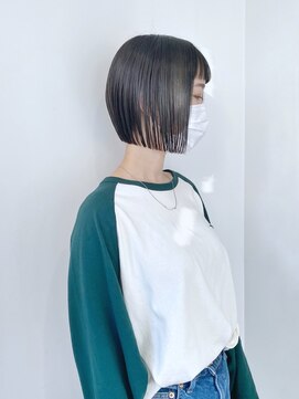 ゴーズゴードットビー 吉祥寺(go s go .b) 前髪/ピンクベージュ/マチルダボブ/インナーグレージュ/丸型