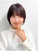 【長谷川】モテ髪ショートボブココアベージュ