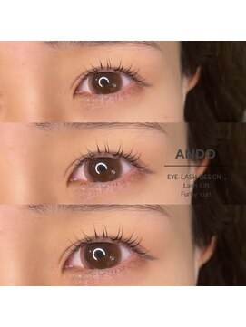 アンド(ANDO) Eye Lash Perm Furby Curl【本町】