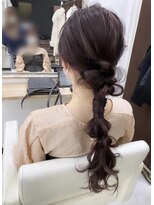 プティクローシェ バイ クオーレ(petite cloche by CUORE) タイト編みおろしルーズ編みおろし