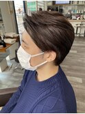 前髪かきあげスタイル