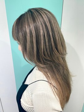 マティーナ ヘアー 池袋(Matina hair) 【コントラストくっきり４０代ハイライト♪】20代30代40代