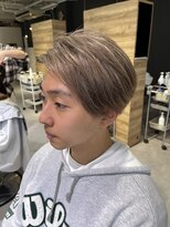 アンプヘアー 桂店(unpeu hair) メンズベージュカラースタイル