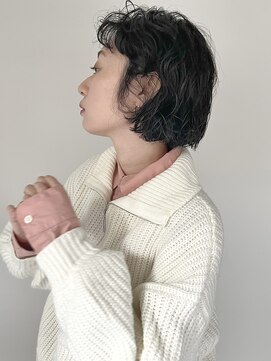 コフィー バイ メルト 吉祥寺(cofy by melt) 【三ツ井純】ほつれるカール ボブパーマ 無造作スタイリング