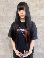 ディア(.eer) 【.eer/ディア】ブラック×レッド/シールエクステ/インナー