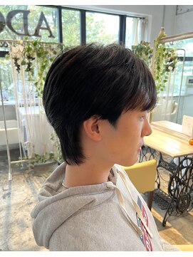 アドール(ADOR) "シースルーマッシュ""ダウンパーマ"【ADOR 渡仲柊人】