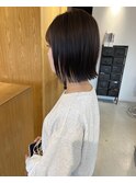 切りっぱなしボブ外ハネボブぱつっとボブ