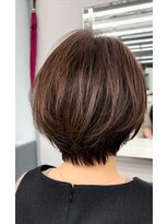 ジエクト アイロ(The Ect ilo)&nbsp;白髪ぼかし マッシュショート ココアブラウンナチュラルブラウン