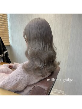 ネウィ グランデ 横浜(newi grande) 大人かわいい美髪/こなれミディ/ペールベージュ