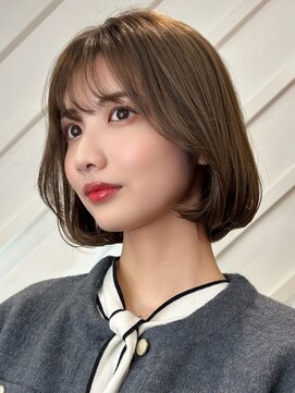 ロンドヴァリー 渋谷店(Lond vallee) 顎下3センチタンバルモリ～オリーブベージュ～