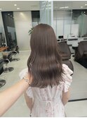 <オバマ>ブリーチなし光に透けるまろやかなオリーブカラー