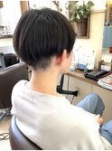 【見附　今町】ナチュラルストレート　ツーブロック