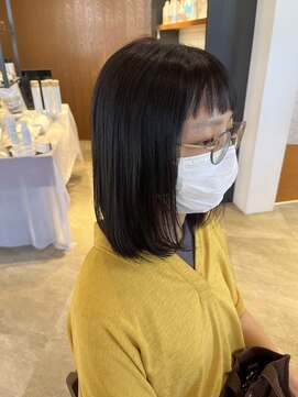 サラビューティーサイト 志免店(SARA Beauty Sight) 【福岡】ボブ髪質改善/ラベンダーブラック