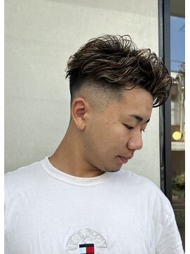 メンズバイココテラス 豊中(men's by cocoterace) メンズパーマ/メンズハイライト/フェードカット