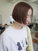 ミニボブ /ベージュブラウン