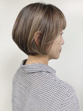 モリオフロムロンドン 原宿本店(morio from London) 【morio原宿】大人　ショート　ハイライトカラー