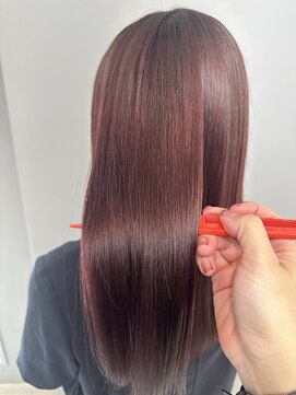 アン ビー(an B) 美髪_髪質改善カラー_レッドブラウン