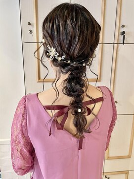 テトラ バイ ネオリーブ 横浜西口店(tetra by neolive) 大人ゆるふわヘアセット:パーティースタイル おくれ毛 横浜★