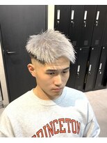 アッドバイケーツー 心斎橋(add by k-two Men's)&nbsp;ホワイトシルバー/アップバング