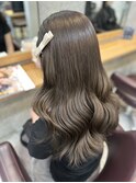髪質改善カラー/艶髪/オリーブベージュ/髪質改善トリートメント