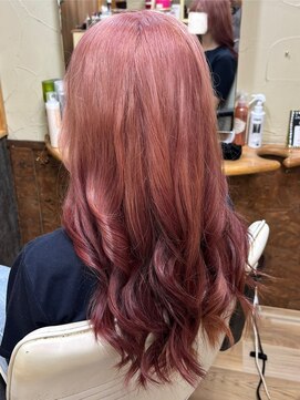 ナチュラルプラス 築町店(natural+) グラデーションピンク/10代/20代