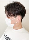 横浜毛流れセンターパートニュアンスパーマフェザーパーマ韓国◆
