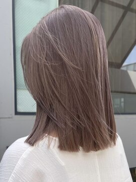 サンクマーケット 渋谷(cinq MARKET) 渋谷ブリーチなしダブルカラーミルクティーベージュカラー韓国