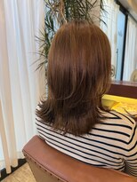 マーリャヘアー(mallia hair)&nbsp;やわらかい質感のウェーブ×艶カラー