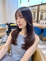 ロンドアベニール 北千住(Lond avenir)&nbsp;オリーブグレー/レイヤーカット/黒髪/マロンベージュ/北千住