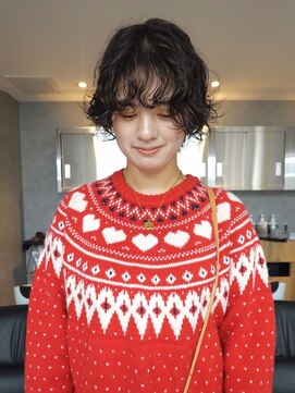 ジュール(JOULE'S) ショートボブパーマ/ショートボブ/黒髪/ナチュラルパーマ