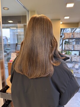 ケアダブルカラー/ミルクティーベージュ