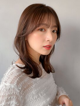 リヤン 表参道(lyann) 大人ガーリーうるツヤ愛されくせ毛風カール小顔カット艶感