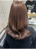 黒髪クラゲヘアーオリーブグレー小顔ココアベージュ