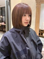 ファルファラ(farfara) 【farfara】ショート×オレンジブラウン(問屋町テラス)大島結衣