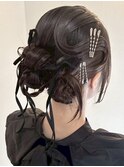髪質改善パーマ透明感カラーダブルカラーブリーチ